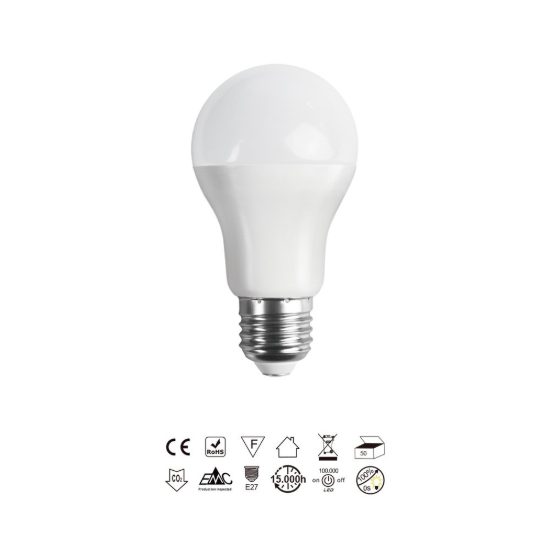 Lampadina led e27 a goccia 14w 3000k bianca