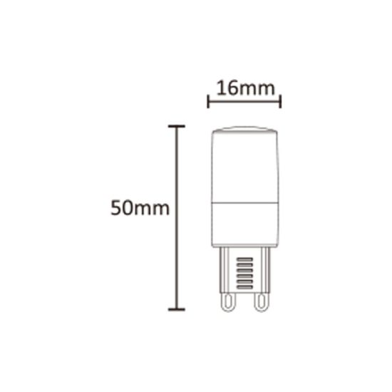 Lampadina led g9 a capsula 3,5w 5000k bianca