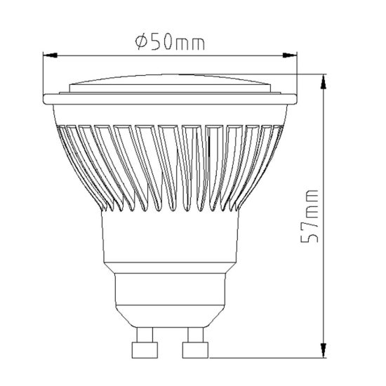 Lampadina led gu10 spot 9w cct 3000k 4200k 5700k bianca