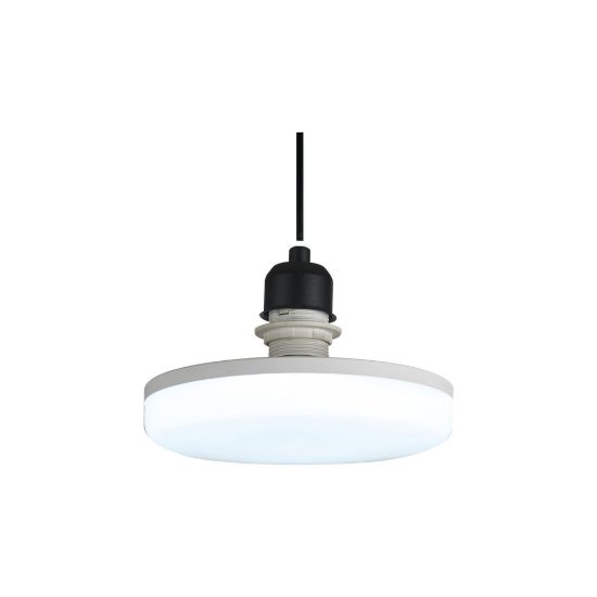 Lampadina led e27 a disco ufo 20cm 20w cct 2700k 3200k 4000k bianca