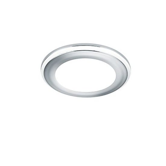 Faretto da incasso per cartongesso per soggiorno led 5w 3000k tripla accensione rotondo cromo