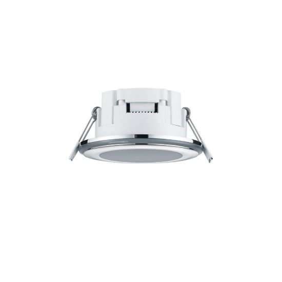 Faretto da incasso per cartongesso per soggiorno led 5w 3000k tripla accensione rotondo cromo