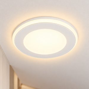 Faretto da incasso per cartongesso per salotto led 5w 3000k tripla accensione rotondo bianco opaco