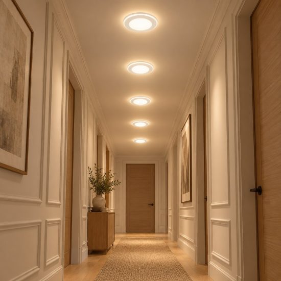 Faretto da incasso per cartongesso per salotto led 5w 3000k tripla accensione rotondo bianco opaco