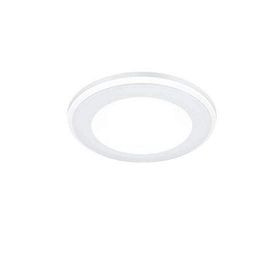Faretto da incasso per cartongesso per salotto led 5w 3000k tripla accensione rotondo bianco opaco
