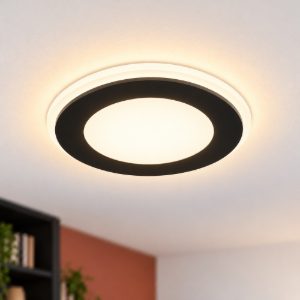 Faretto da incasso per cartongesso per cucina led 5w 3000k tripla accensione rotondo nero opaco