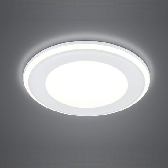 Faretto da incasso per cartongesso per salotto led 10w 3000k tripla accensione rotondo bianco opaco