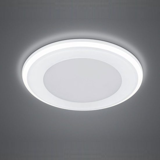Faretto da incasso per cartongesso per salotto led 10w 3000k tripla accensione rotondo bianco opaco