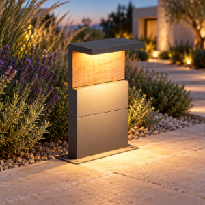 Lampioncino basso da esterno moderno led 13w 3000k ip65