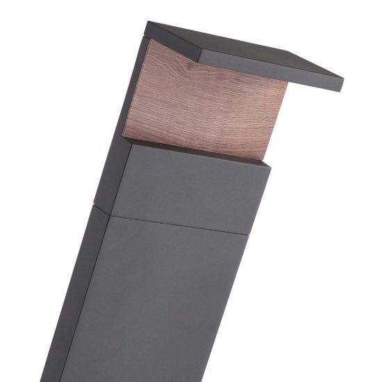Paletto lampione da giardino led 13w 3000k ip65 h60cm