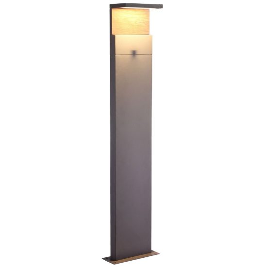Lampione da giardino h100 led 13w 3000k ip65 moderno
