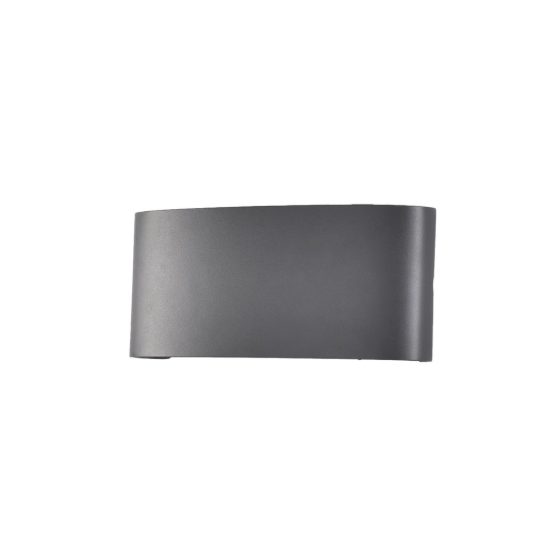 Applique da parete da esterno led 8w 3000k ip54 antracite