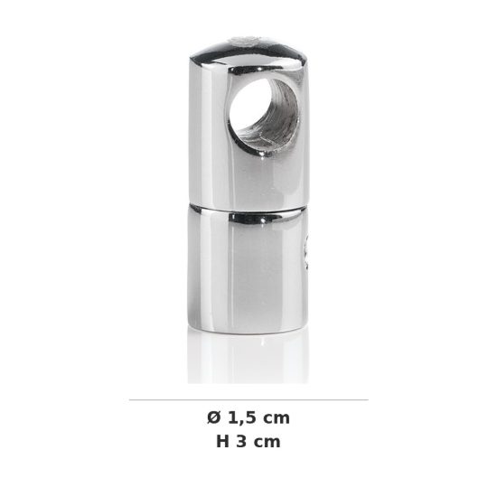 Ideal lux supporto per cavo 15x30mm cromo