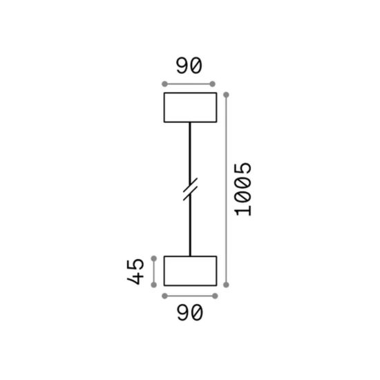 Ideal lux clio msp1 lampada a sospensione da esterno e27 moderna bianca ip44
