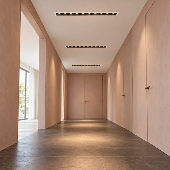 Ideal lux lika faretto da incasso per cartongesso led 20w 3000k foro 27,3x3,7cm lineare bianco