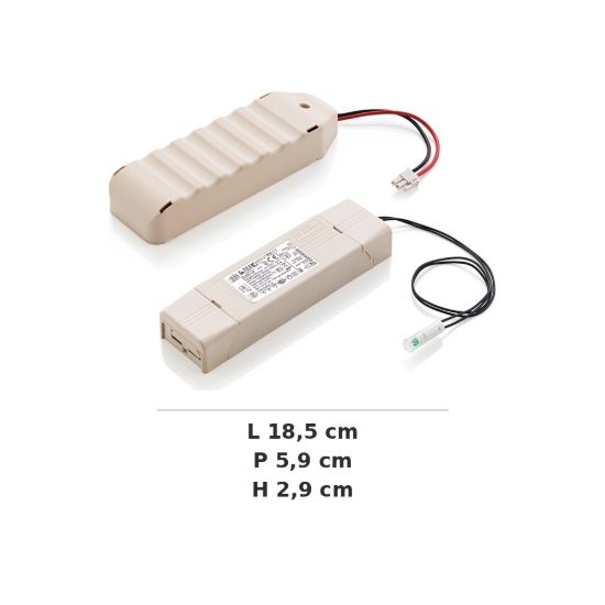 Ideal lux kit di emergenza autonomia 3h bianco
