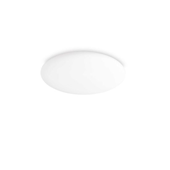 Ideal lux level plafoniera led 32w 3000k 58,5cm per soggiorno moderna bianca
