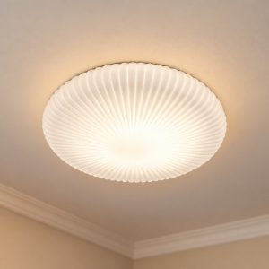 Ideal lux atrium plafoniera led 29w 3000k 55cm per soggiorno contemporanea bianca