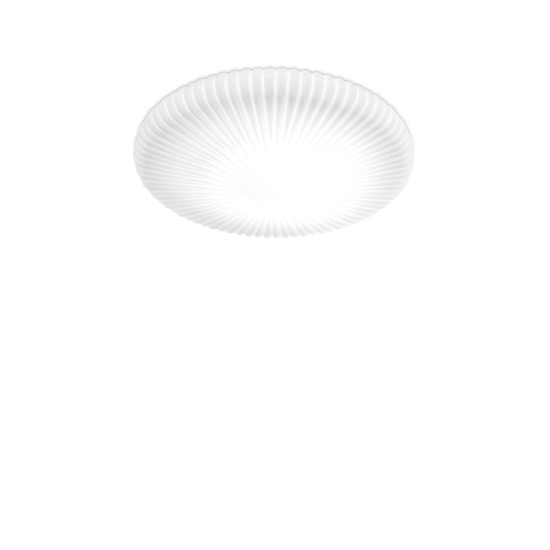 Ideal lux atrium plafoniera led 29w 3000k 55cm per soggiorno contemporanea bianca