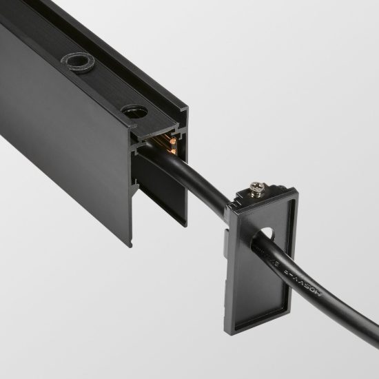 Ideal lux ego binario da soffitto, parete o sospensione high 48v 2m dali/1-10v nero