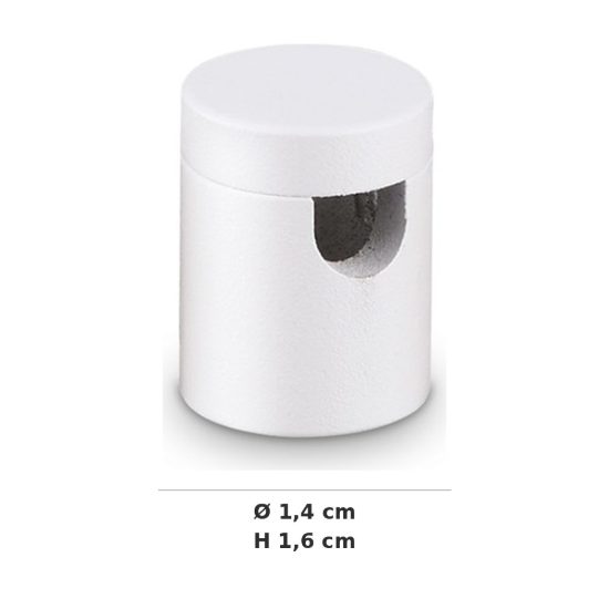 Ideal lux supporto per cavo 14x16mm bianco