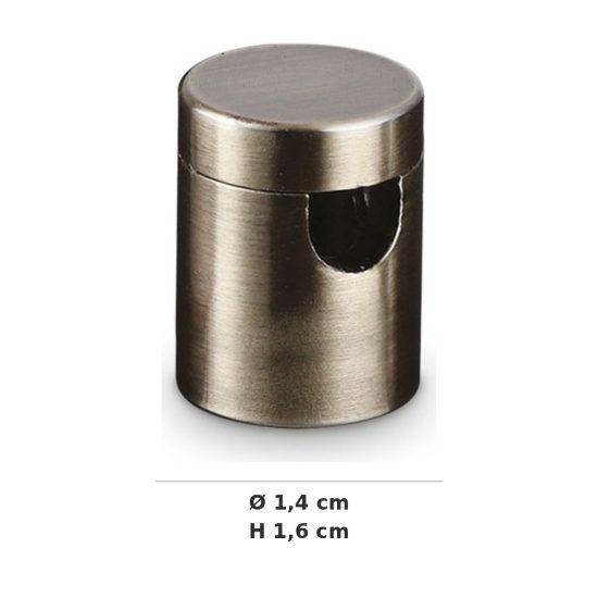 Ideal lux supporto per cavo 14x16mm ottone