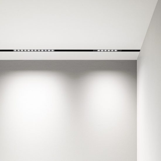 Ideal lux ego accent faretto lineare per binario led 13w 3000k 28,4cm 1-10v bianco