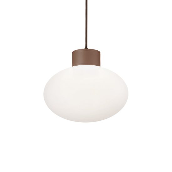 Ideal lux clio msp1 lampada a sospensione da esterno e27 moderna caffè ip44