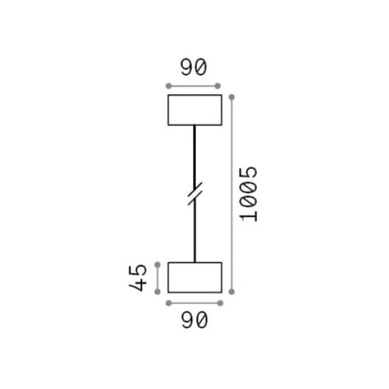 Ideal lux clio msp1 lampada a sospensione da esterno e27 moderna caffè ip44