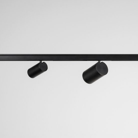 Ideal lux deva faretto per binario magnetico 24v orientabile led 2,5w 3000k nero