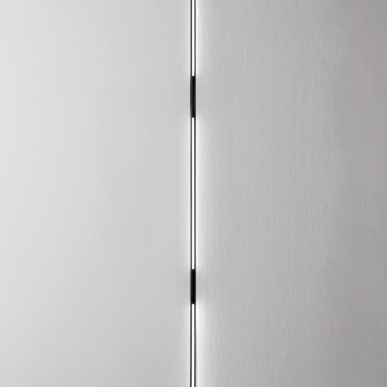 Ideal lux deva wide inner faretto lineare per binario magnetico led 11w 3000k 60cm luce diffusa nero