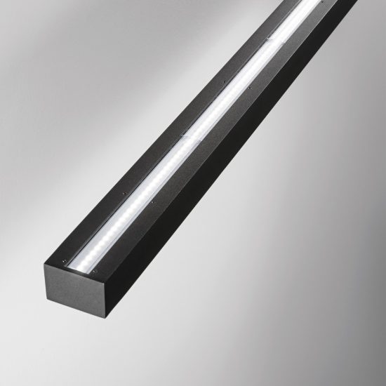 Ideal lux comfort-2 lampada da terra led 76w cct 2700k 5700k con sensori 197cm per ufficio nera