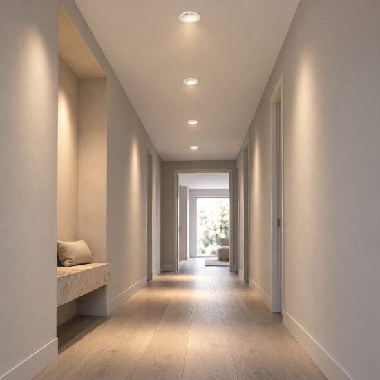 Ideal lux game faretto da incasso per cartongesso led 5w 3000k foro 5cm rotondo bianco