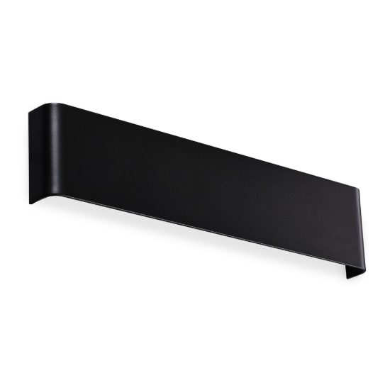 Ideal lux delta applique rettangolare led 14w 4000k 41cm per soggiorno moderna nera