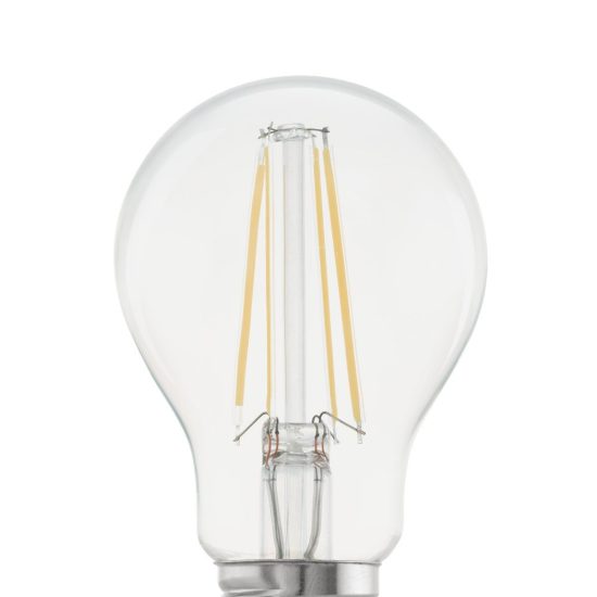 Eglo lampadina led e27 4w 2700k a goccia trasparente a filamento equivalente 40w confezione da 8 pezzi