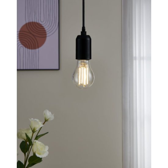 Eglo lampadina led e27 2,2w 3000k a goccia trasparente confezione da 8 pezzi
