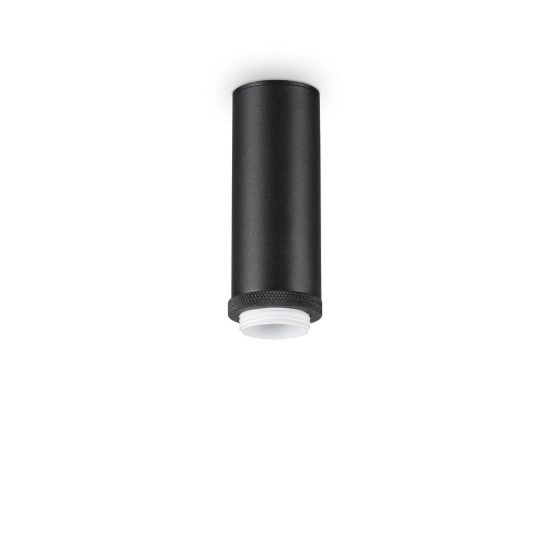 Ideal lux mix up plafoniera e27 12,9cm per cabina armadio moderna nera