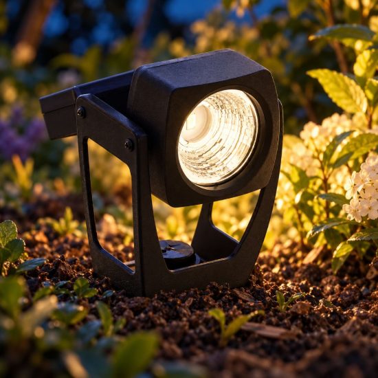 Eglo gionata faretto solare da giardino led 0,1w 11,5cm ip44 con picchetto nero confezione da 12 pezzi