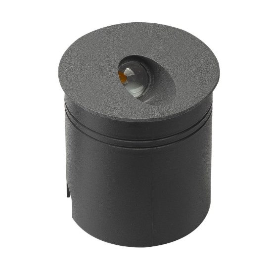 Segnapasso da esterno led 3w 3000k ip65 grigio antracite