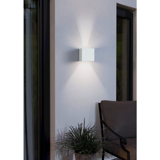 Eglo barcarola e applique da esterno led 4,5w 4000k 10,5cm ip44 bianca confezione da 16 pezzi