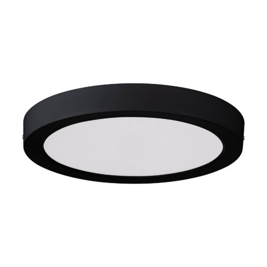 Eglo idun e plafoniera led 24,5w 4000k 28cm moderna rotonda nera confezione da 6 pezzi
