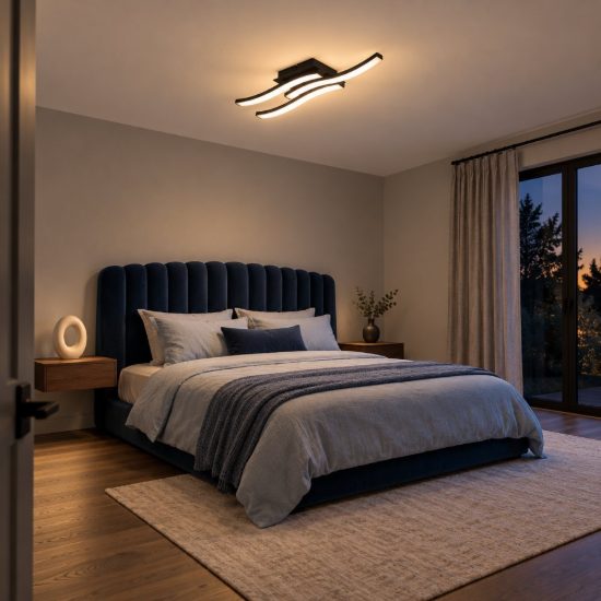 Eglo cabezas e plafoniera led 14,1w 3000k 43,5cm nera confezione da 8 pezzi