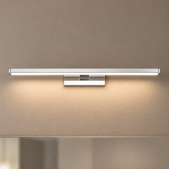 Eglo galenzana e applique per specchio bagno 7,4w 4000k 40cm cromo e argento confezione da 10 pezzi