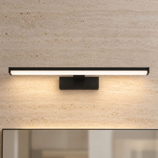 Eglo galenzana e applique per specchio bagno 7,4w 4000k 40cm nera confezione da 10 pezzi