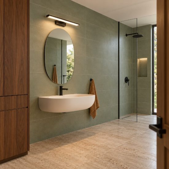 Eglo galenzana e applique per specchio bagno 7,4w 4000k 40cm nera confezione da 10 pezzi