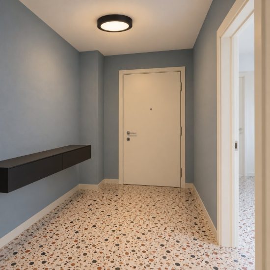 Eglo idun e plafoniera led 18w 4000k 22,5cm moderna rotonda nera confezione da 6 pezzi