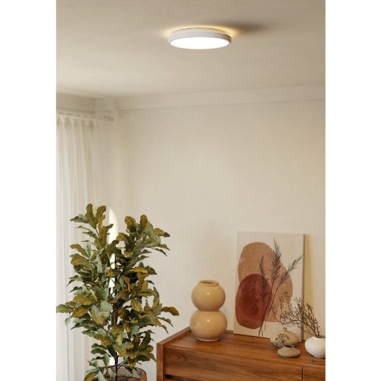 Eglo testara e plafoniera led 10w 3000k 21,1cm moderna bianca confezione da 12 pezzi