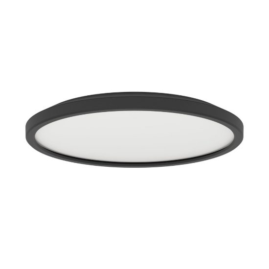 Eglo testara e plafoniera led 16,4w 4000k 30cm moderna nera confezione da 12 pezzi