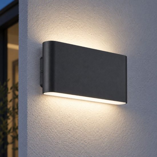 Eglo spilonci e applique da esterno led 5w 4000k 17,5cm ip44 antracite confezione da 20 pezzi