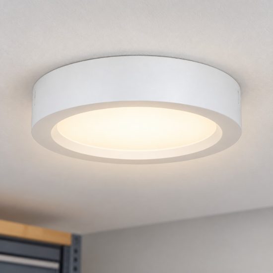 Eglo idun e plafoniera led 8w 6500k 16cm moderna rotonda bianca confezione da 10 pezzi